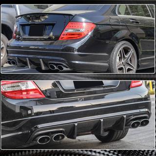 Difusor de Parachoques Trasero V2 (para AMG SD 2008-2011, Carbono) foto 4