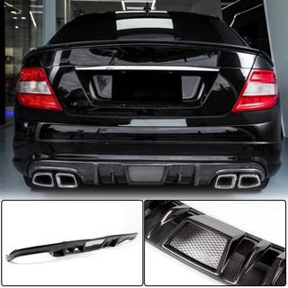 Difusor de Parachoques Trasero V4 (para AMG SD 2008-2011, Carbono) foto 1