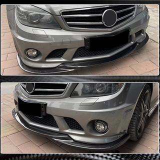 Labio delantero parachoques V3 (para AMG 2008-2011, Carbono) foto 3