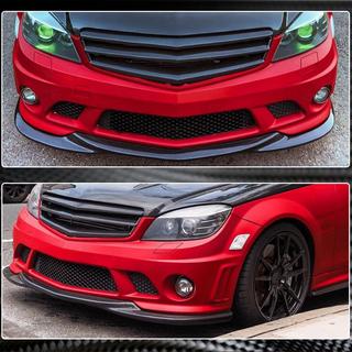 Labio delantero parachoques V3 (para AMG 2008-2011, Carbono) foto 4