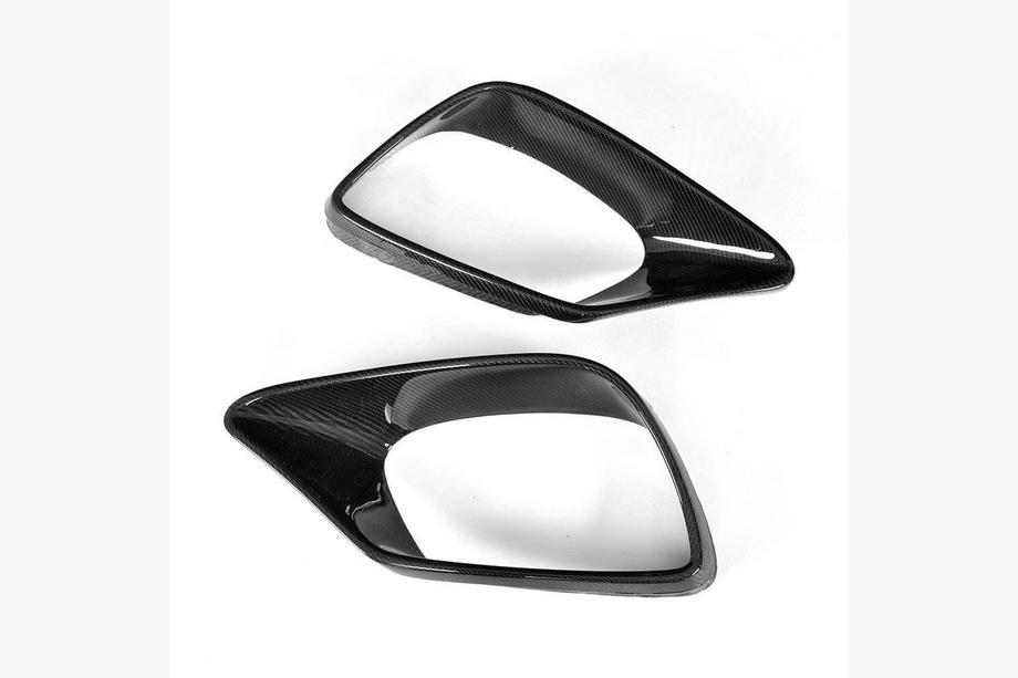 Mercedes S-class W222 2013-2022 Inserciones de carbono parachoques delantero (para AMG 2016-2018) Foto 2