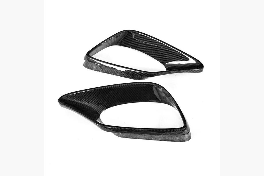 Mercedes S-class W222 2013-2022 Inserciones de carbono parachoques delantero (para AMG 2016-2018) Foto 8