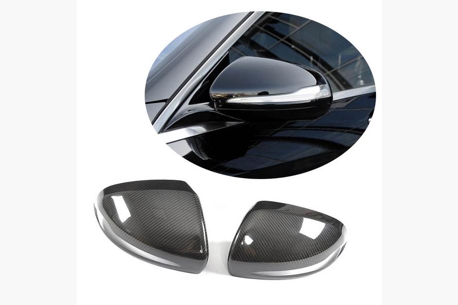 Mercedes S-class W222 2013-2022 Cubiertas de Espejos V1 (2014-2017, Carbono) Image