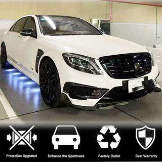 Extensiones de parachoques delantero V1 para S63 AMG 2014-2017 Carbono foto 3