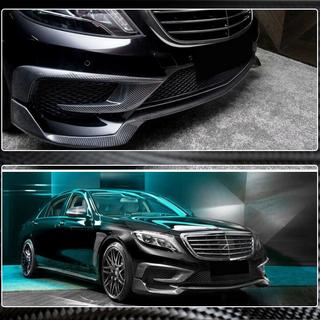 Labio Frontal Parachoques (para S63 AMG 2014-2017, Carbono) foto 3