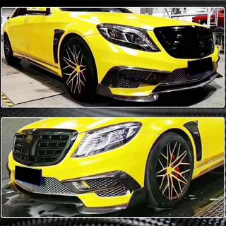 Labio Frontal Parachoques (para S63 AMG 2014-2017, Carbono) foto 4