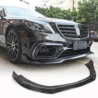 Labio delantero de parachoques (para S63/S65 AMG 2018-2022, Carbono) foto 1