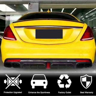 Difusor trasero con salidas de escape (para S63 AMG 2014-2017, Carbono) foto 3