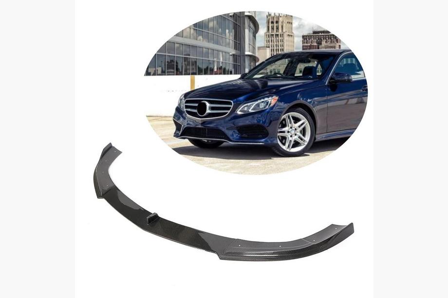 Mercedes E-class W212 2009-2016 Labio Delantero V2 para AMG-Line 2013-2016 Carbono Foto 1