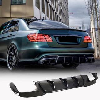 Difusor Trasero de Parachoques V1 para E63 AMG 2013-2016 Carbono foto 2