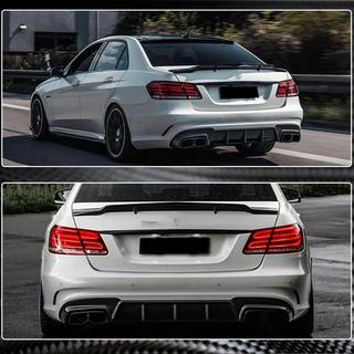 Difusor Trasero de Parachoques V2 para E63 AMG 2013-2016 Carbono foto 4