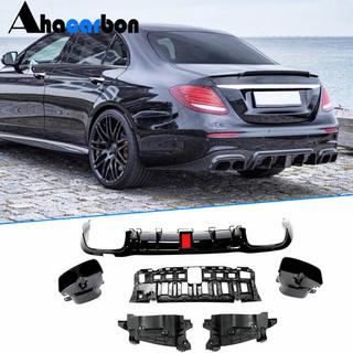 Difusor trasero de parachoques con salidas V1 (para AMG/AMG-Line 2016-2019, Carbono) foto 1