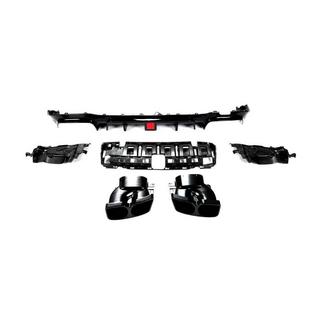 Difusor trasero de parachoques con salidas V1 (para AMG/AMG-Line 2016-2019, Carbono) foto 3