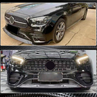 Mercedes E-class W213 2016-2023 Labio delantero de parachoques (para AMG-Line 2020-2023, Carbono) foto 13