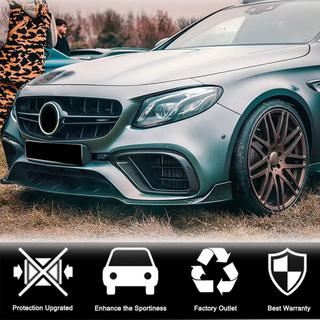 Splitter delantero Lip V1 para E63 AMG 2016-2019 Carbono foto 2