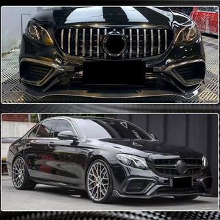 Splitter delantero Lip V1 para E63 AMG 2016-2019 Carbono foto 3
