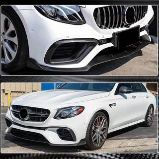 Splitter delantero Lip V1 para E63 AMG 2016-2019 Carbono foto 4