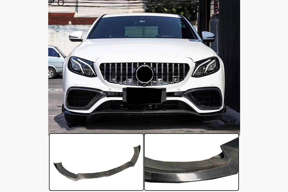 Mercedes E-class W213 2016-2023 Splitter delantero Lip V1 para E63 AMG 2016-2019 Carbono Image