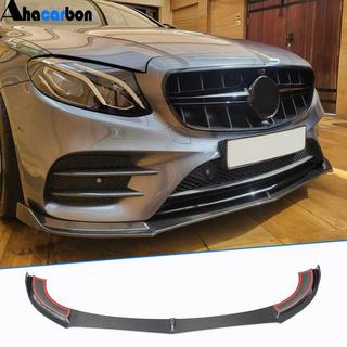 Lip Frontal V1 para AMG-Line / E43 AMG 2016-2019, Carbono foto 1