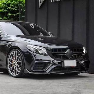 Cubiertas de Parachoques Delantero de Carbono para E63 AMG 2016-2019 foto 2