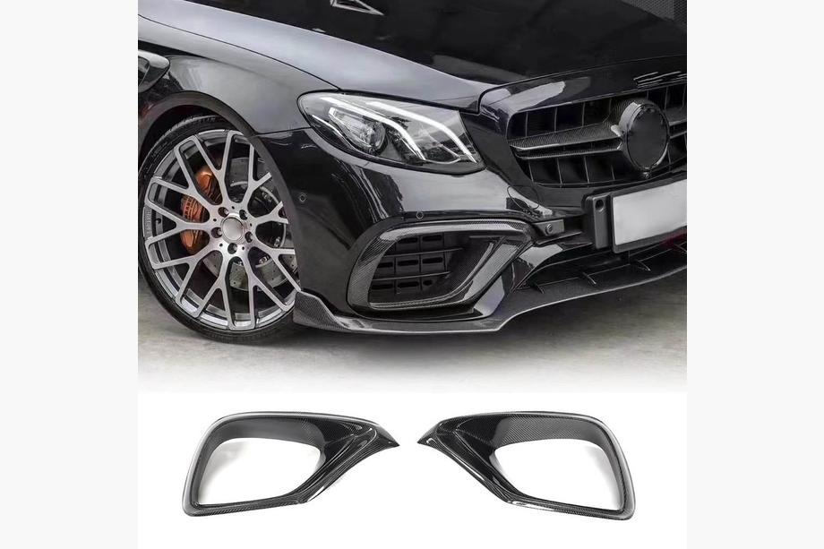 Mercedes E-class W213 2016-2023 Cubiertas de Parachoques Delantero de Carbono para E63 AMG 2016-2019 Image