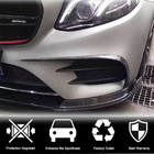 Mercedes E-class W213 2016-2023 Extensiones de Parachoques Delantero V1 (para E43 AMG 2016-2019, Carbono) foto 3