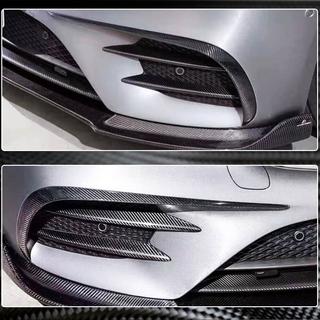 Extensiones de Parachoques Delantero V1 (para E43 AMG 2016-2019, Carbono) foto 4