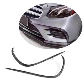 Extensiones de parachoques delantero V2 (para E43 AMG 2016-2019, Carbono) foto 1