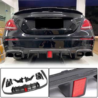 Difusor trasero con salidas V2 (para AMG/AMG-Line 2016-2019, Carbono) foto 2