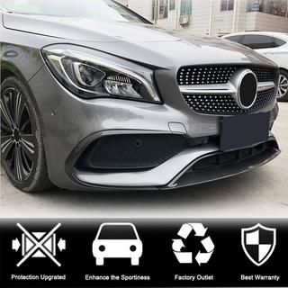 Splitter delantero de parachoques (para AMG-Line SD 2017-2019, Carbono) foto 3