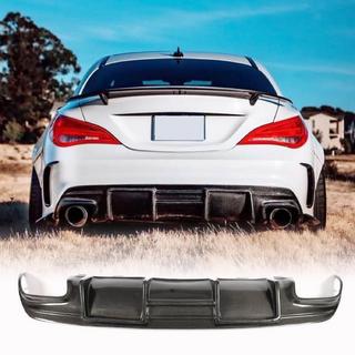 Difusor trasero de parachoques V1 para AMG-Line / CLA45 AMG, Carbono foto 1