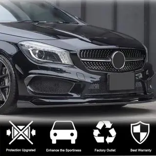 Alerón Lip de Parachoques Delantero (para CLA45 AMG SD 2013-2015, Carbono) foto 2