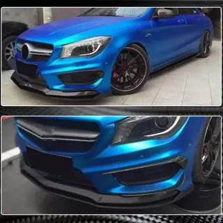 Alerón Lip de Parachoques Delantero (para CLA45 AMG SD 2013-2015, Carbono) foto 4