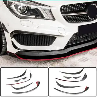 Extensiones de Parachoques Delantero de Carbono para CLA45 AMG SD 2013-2016 foto 1