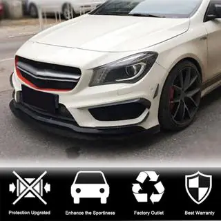 Extensiones de Parachoques Delantero de Carbono para CLA45 AMG SD 2013-2016 foto 2