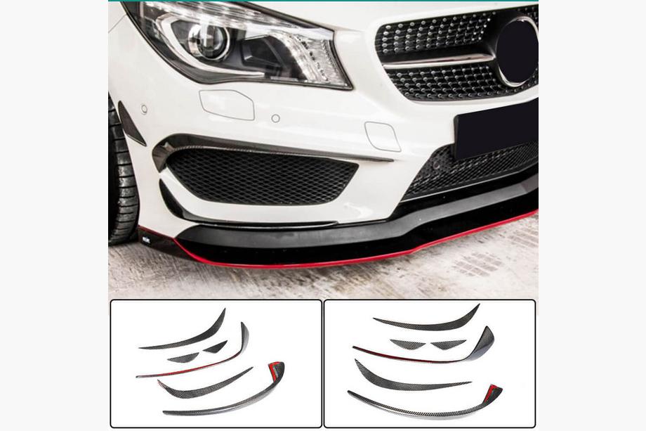 Mercedes CLA C117 2013-2019 Extensiones de Parachoques Delantero de Carbono para CLA45 AMG SD 2013-2016 Image