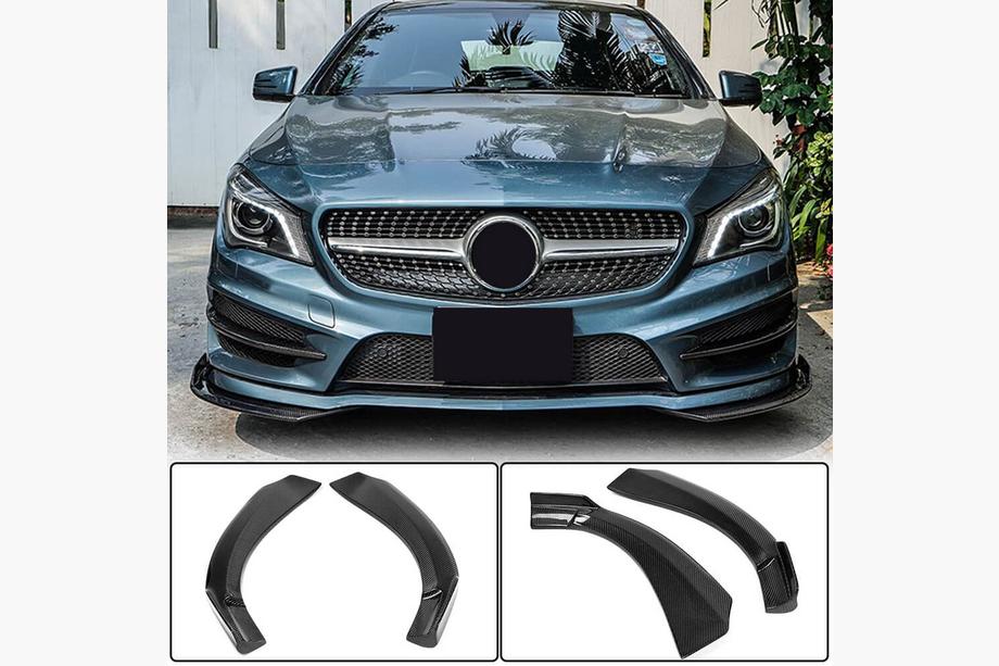 Mercedes CLA C117 2013-2019 Cubiertas de Parachoques Delantero de Carbono (para Base SD 2013-2016) Image