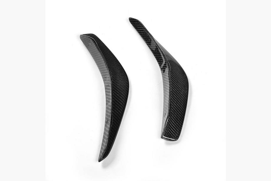 Mercedes CLA C117 2013-2019 Cubiertas de parachoques delantero de carbono para CLA45 AMG SD Foto 3