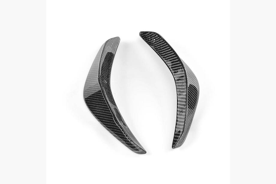 Mercedes CLA C117 2013-2019 Cubiertas de parachoques delantero de carbono para CLA45 AMG SD Foto 4