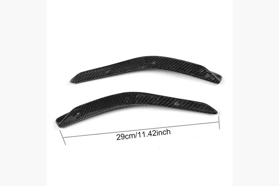 Mercedes CLA C117 2013-2019 Cubiertas de parachoques delantero de carbono para CLA45 AMG SD Foto 6