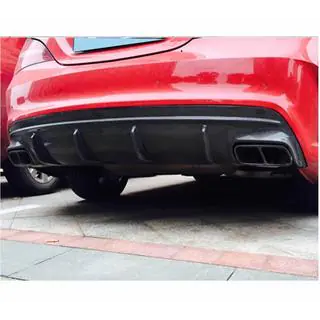Difusor Trasero de Parachoques V2 (para AMG-Line / CLA45 AMG, Carbono) foto 3