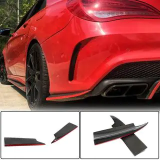 Cubiertas de Parachoques Trasero V2 (para AMG-Line / CLA45 AMG SD, Carbono) foto 1