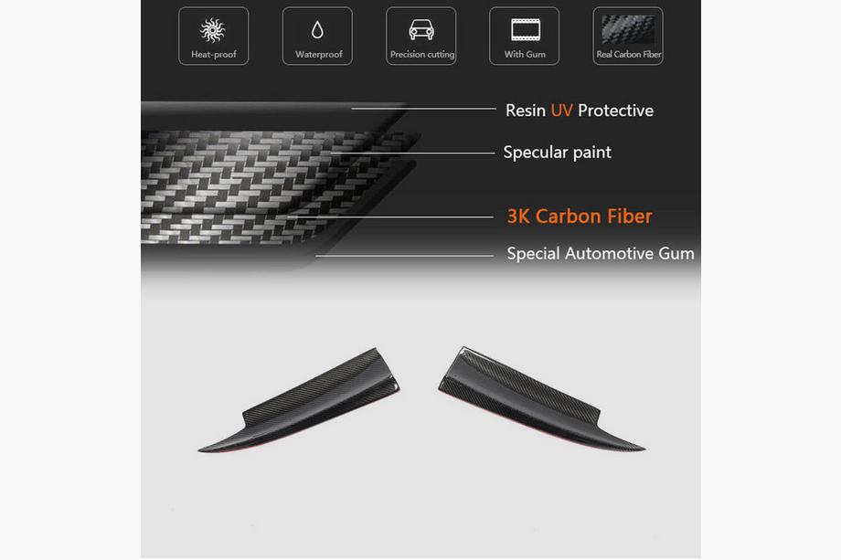 Mercedes CLA C117 2013-2019 Cubiertas de Parachoques Trasero V2 (para AMG-Line / CLA45 AMG SD, Carbono) Foto 10