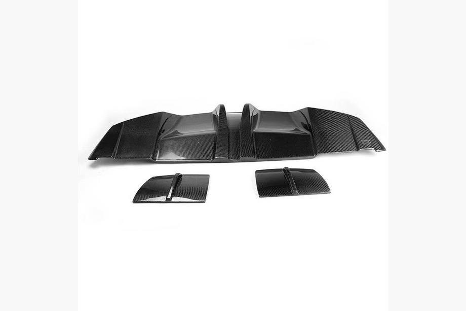 Mercedes CLA C117 2013-2019 Difusor Trasero de Parachoques V1 (para AMG-Line / CLA45 AMG 2013-2016, Carbono) Foto 4