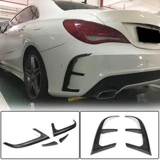 Cubiertas de parachoques trasero (para AMG-Line / CLA45 AMG SD 2013-2016, Carbono) foto 1