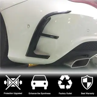 Cubiertas de parachoques trasero (para AMG-Line / CLA45 AMG SD 2013-2016, Carbono) foto 2