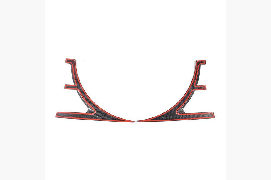 Mercedes CLA C117 2013-2019 Cubiertas de aletas delanteras de carbono Foto 4