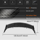 Mercedes A-class W176 2012-2018 Alerón V1 (para HB, Carbono) foto 5