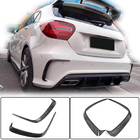 Mercedes A-class W176 2012-2018 Cubierta de parachoques trasero (para AMG-Line HB, Carbono) foto 1