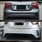 Mercedes A-class W176 2012-2018 Cubierta de parachoques trasero (para AMG-Line HB, Carbono) foto 4